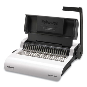 Fellowes® Pulsar Electric Comb Binding System, 300 Sheets, 17 X 15.38 X 5.13, White freeshipping - TVN Wholesale